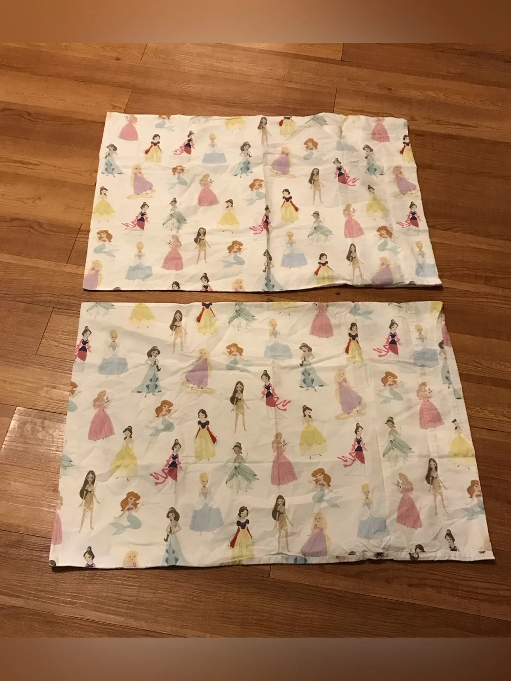 Pottery Barn Kids Disney Princess Sheet Set & 2 Pillowcases Organic Size Full